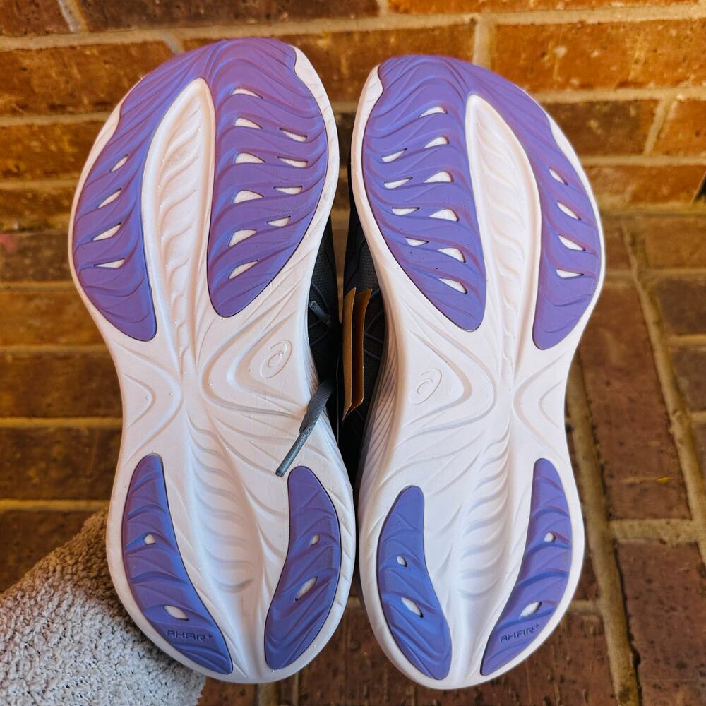 Woman's Basics Grey and White Athletic Running Sneakers - Picture 5 of 6